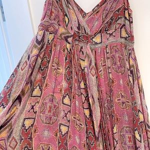 Diane Von furstenberg silk print maxi dress
